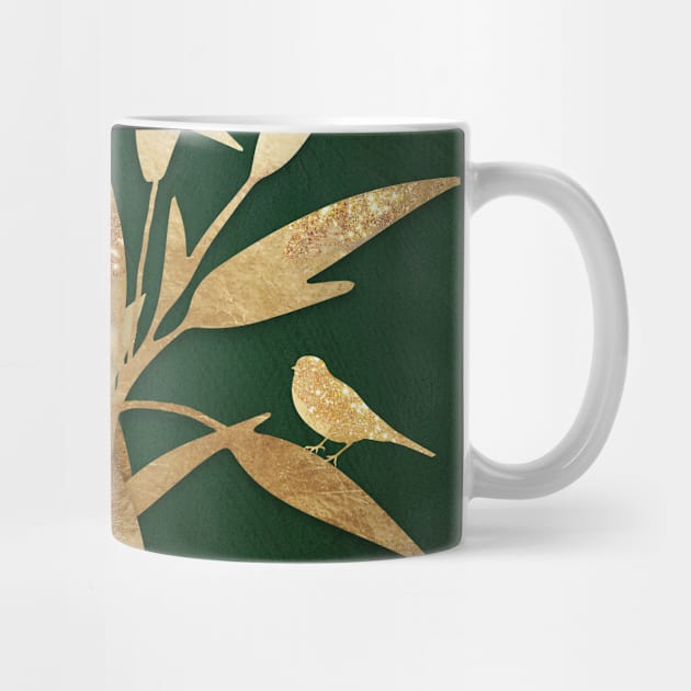 Golden Bamboo Leaves by LittleBean